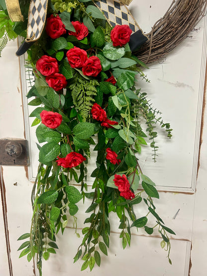 Rose And Greenery Wreath Created By Misty With Little Luxuries