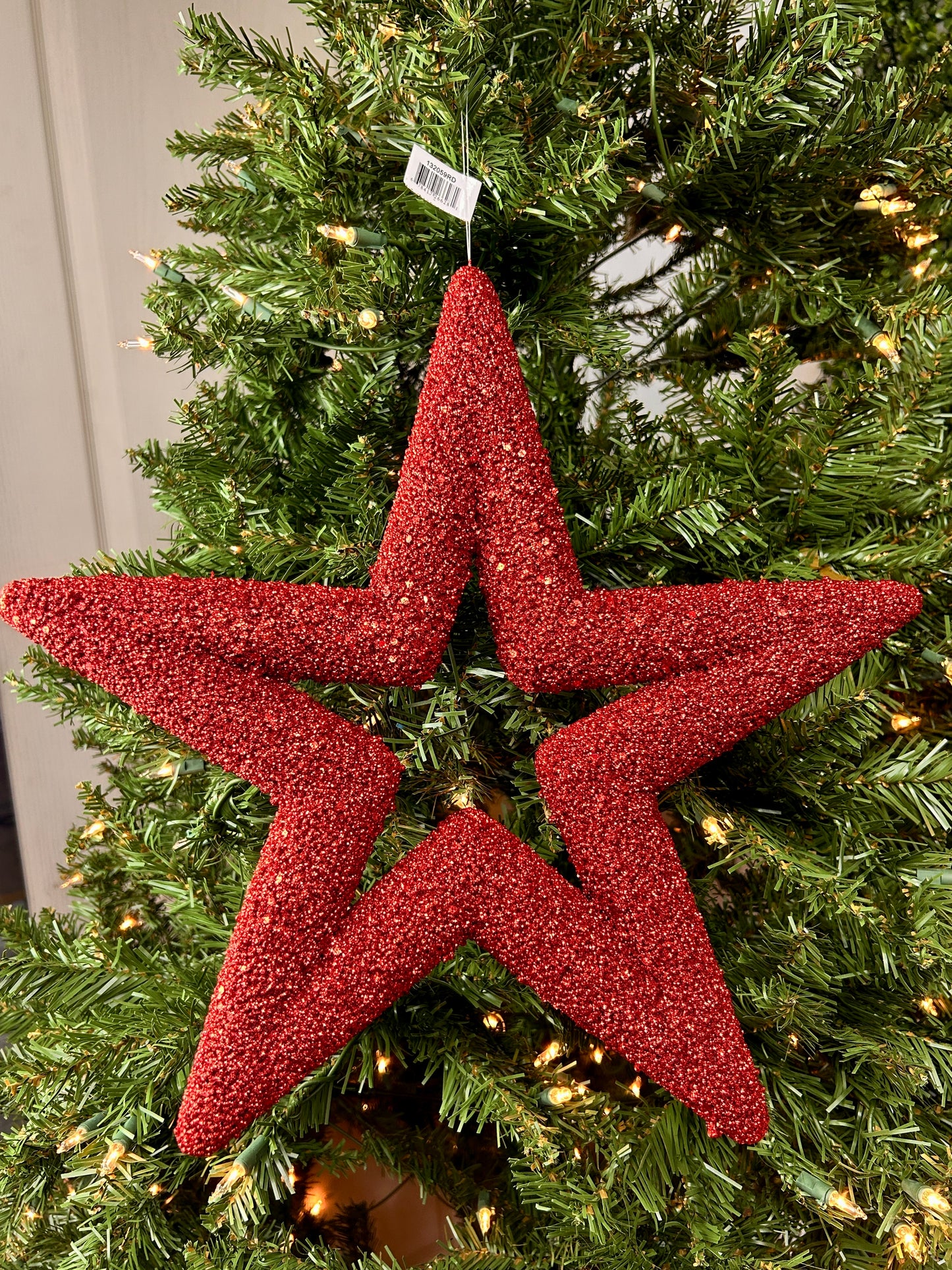 14 Inch Red Star Ornament