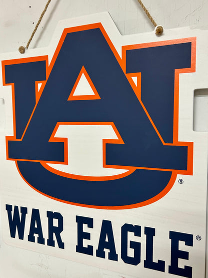 Auburn Logo Wooden Door Hanger