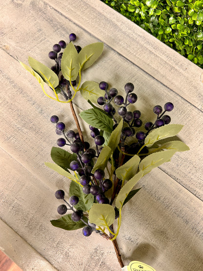 25 Inch Blueberry Spray