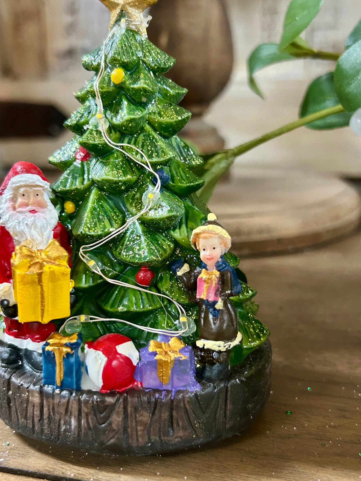4.92 Inch Battery Operated Lighted Holiday Tree Three Styles