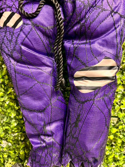 16.5 Inch Purple And Black Frankenstein Legs Decor Kit