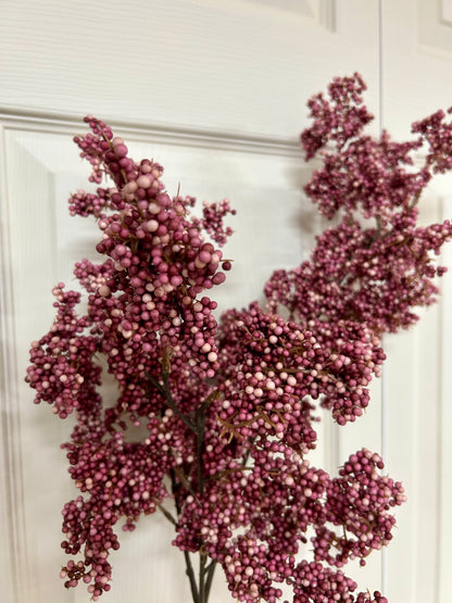 36 Inch Mini Styrofoam Pink Amaranthus Spray