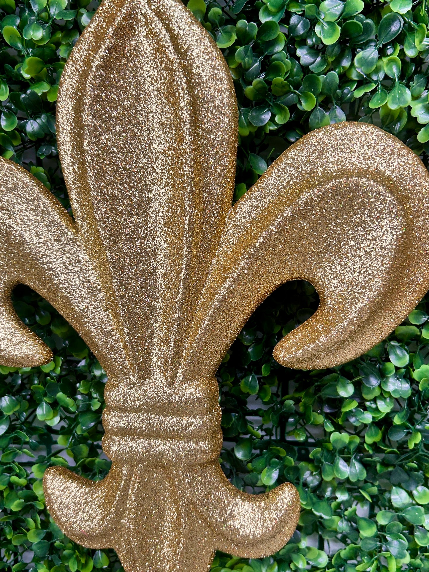 13 Inch Gold Fluer De Lis With Hanger