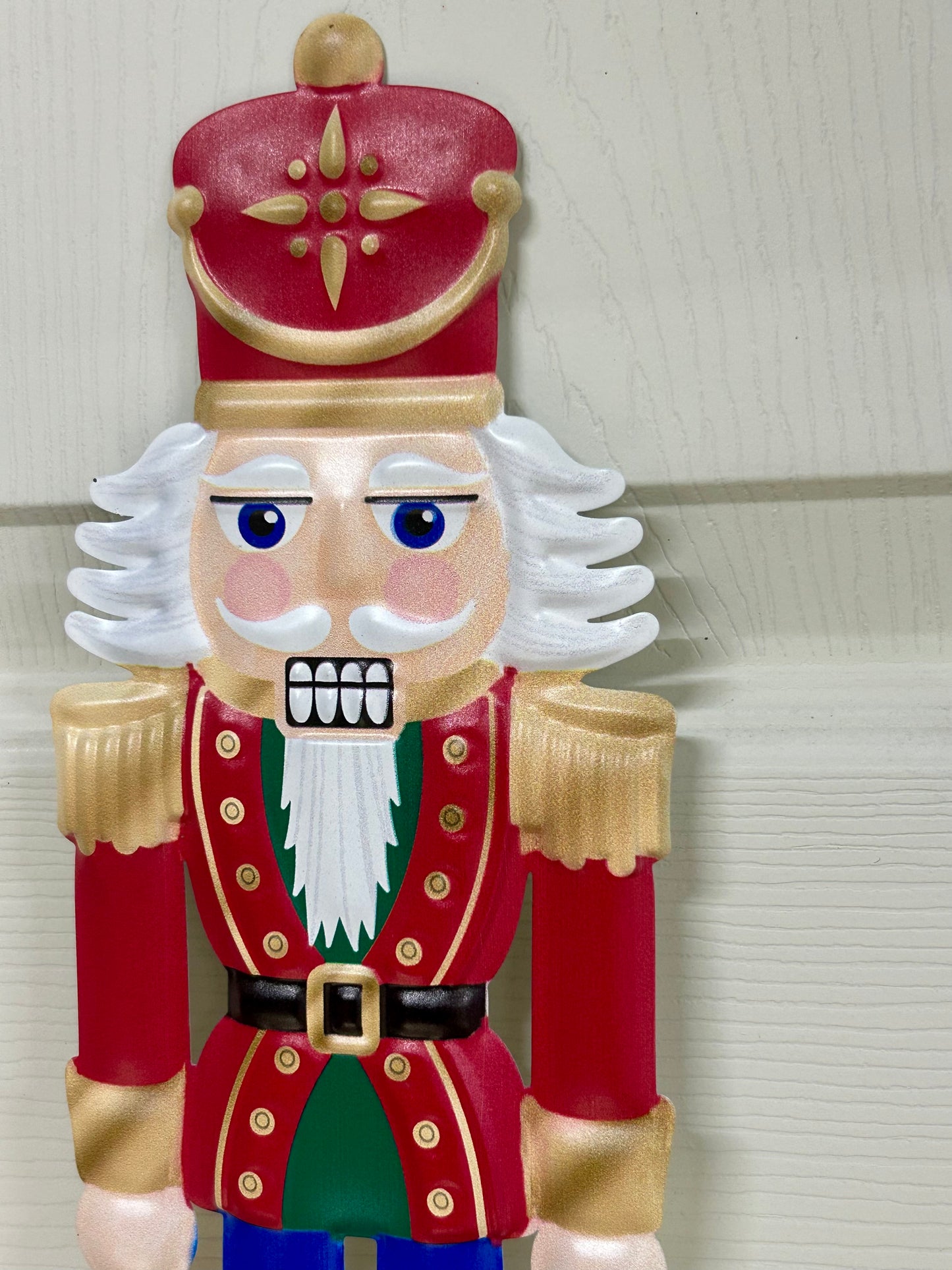 12 Inch Traditional Nutcracker Metal Sign