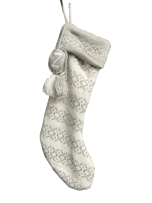 Wondershop "Z" Initial Christmas Stocking