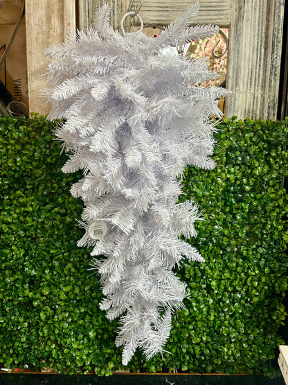 30 Inch White Mixed Pine Teardrop