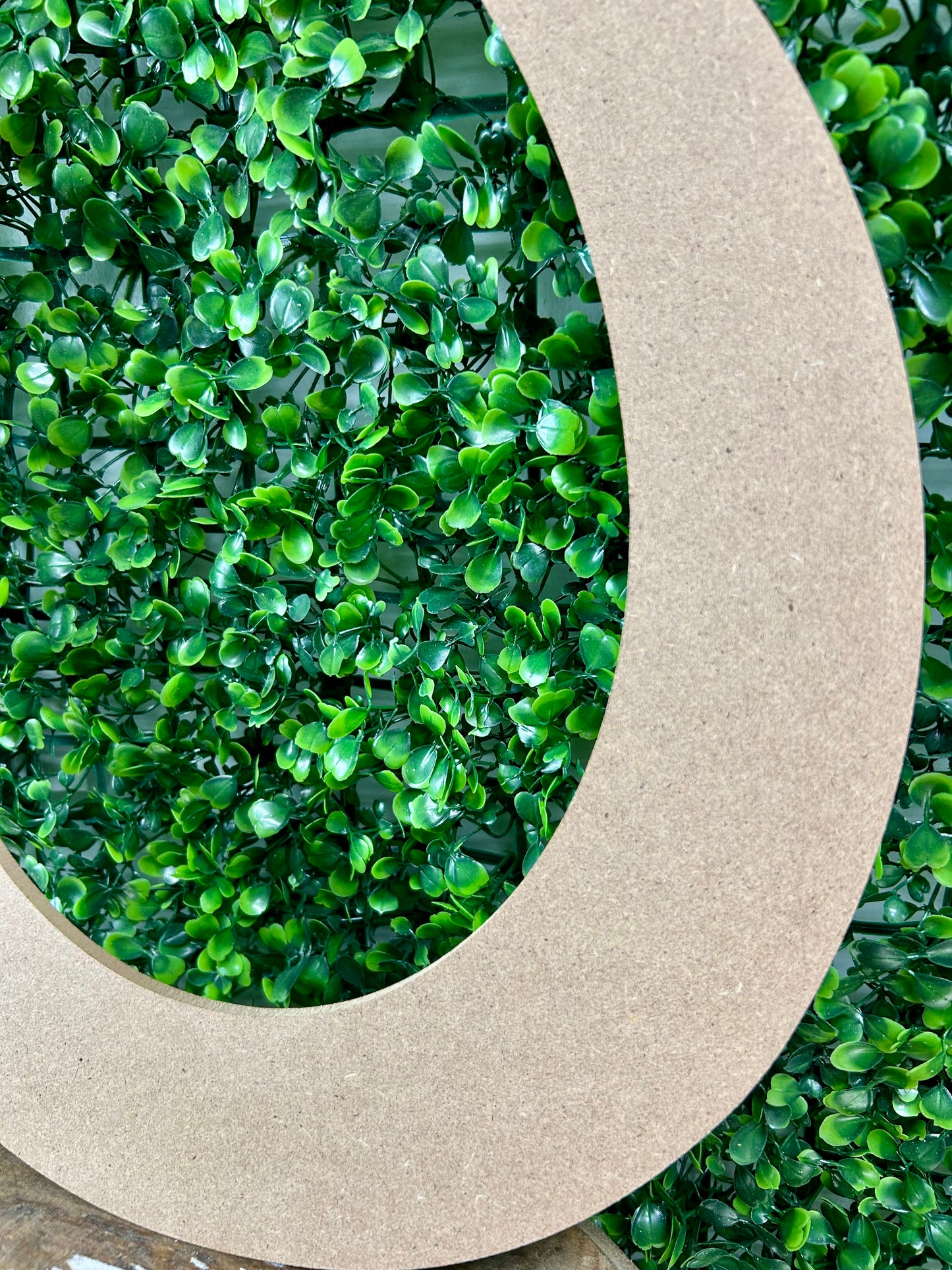 11.75 Inch MDF Natural Horseshoe