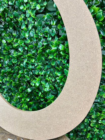 11.75 Inch MDF Natural Horseshoe