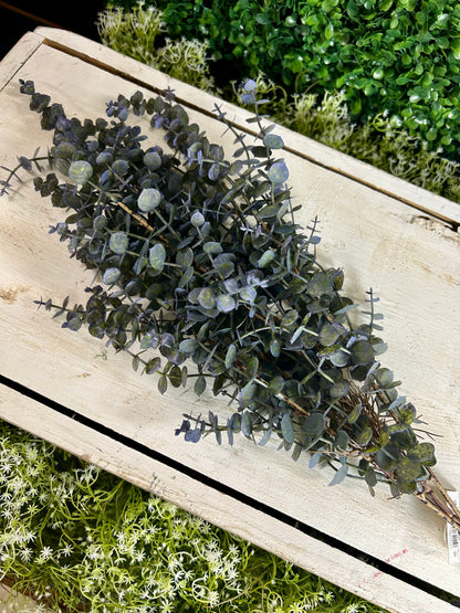 24 Inch Blue Mini Eucalyptus Bush