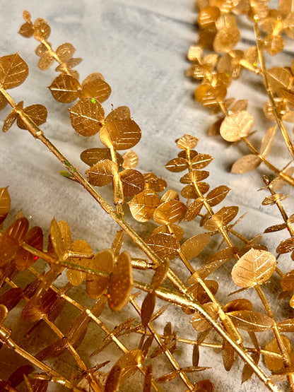 29 Inch Gold Eucalyptus Bush