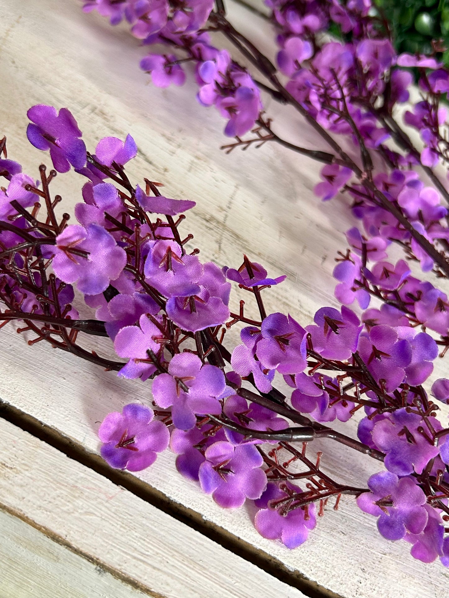 40 Inch Purple Blossom Branch