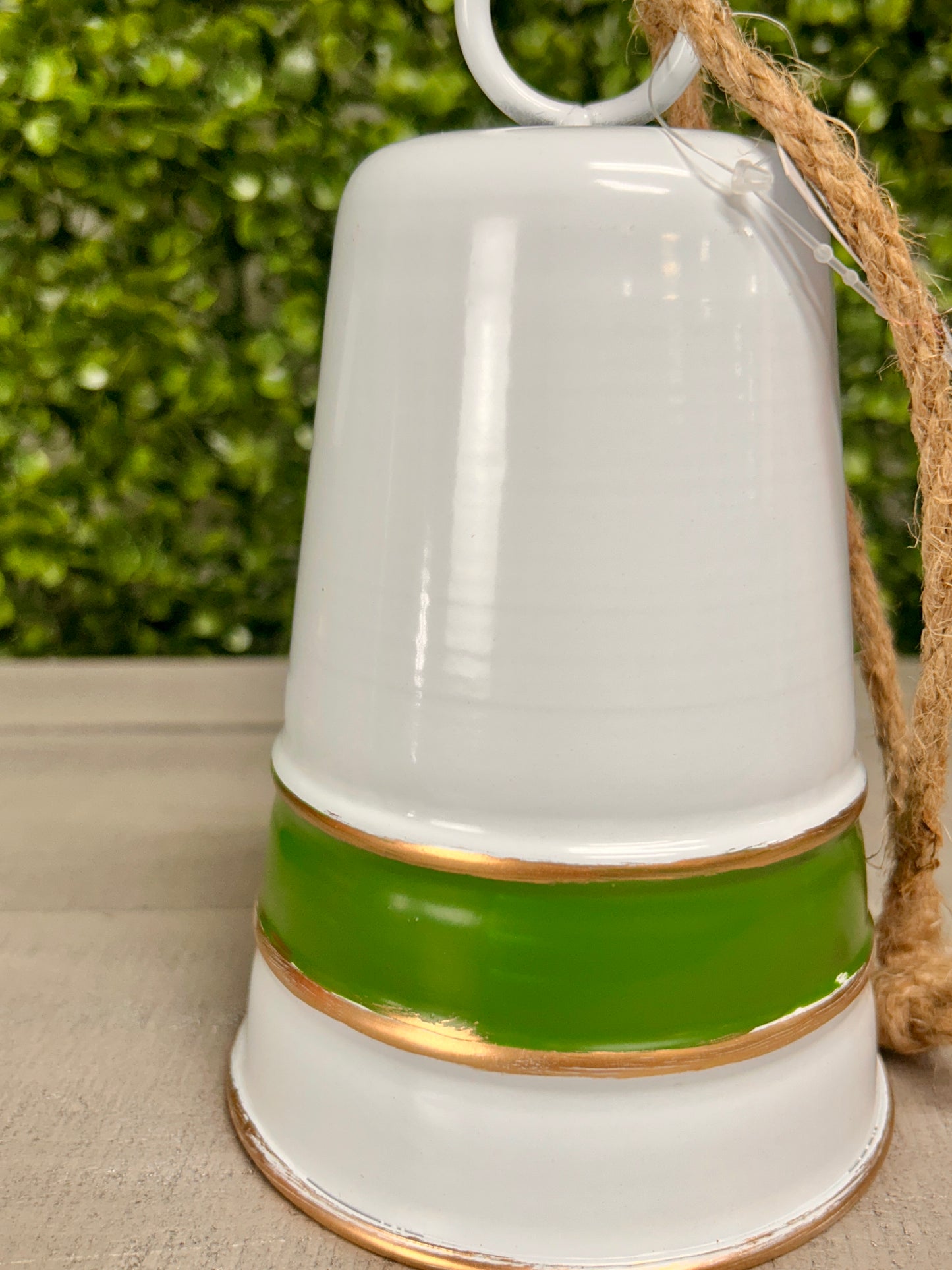 Metal Striped Bell Three Assorted