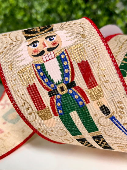 Nutcrackers On Royal Ribbon