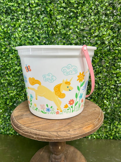 Spritz Unicorn And Butterfly Easter Bucket