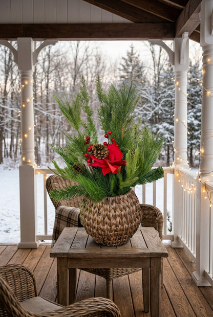 Wondershop 30 Inch Potted Un-Lit Greeney Arrangement