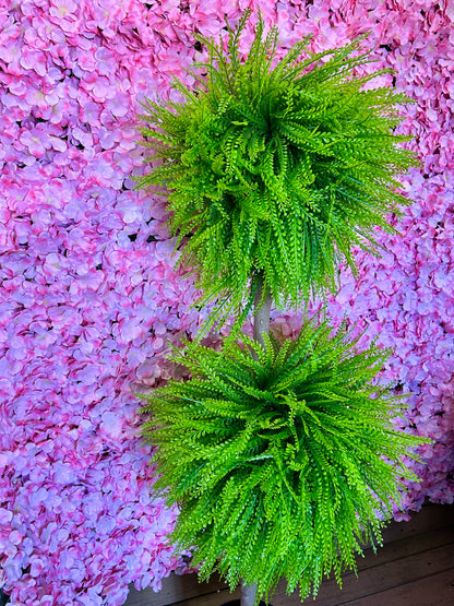 50 Inch Bead Grass Potted Topiary Tree
