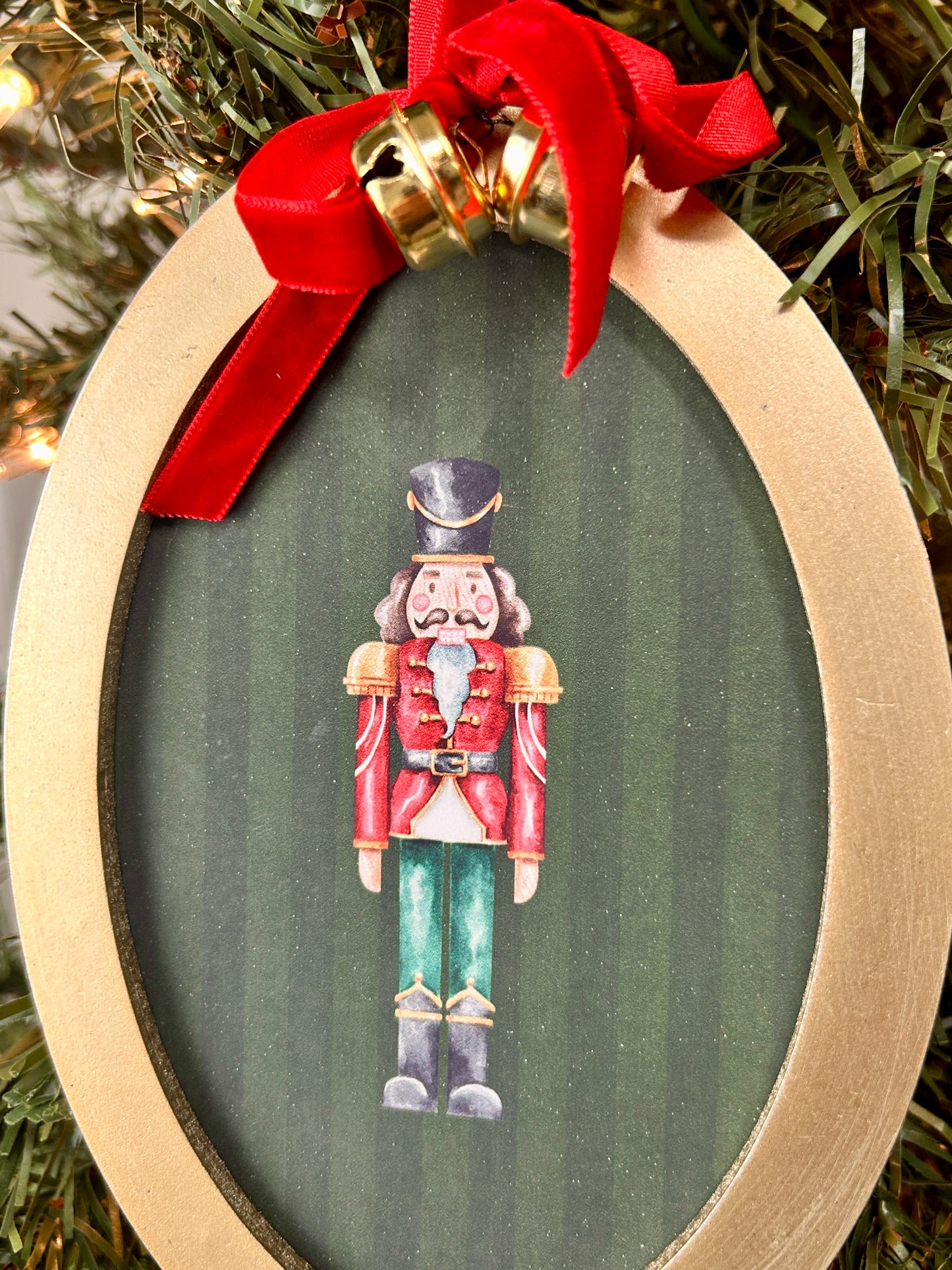 The Nutcracker Round Picture Frame Ornaments Four Assorted