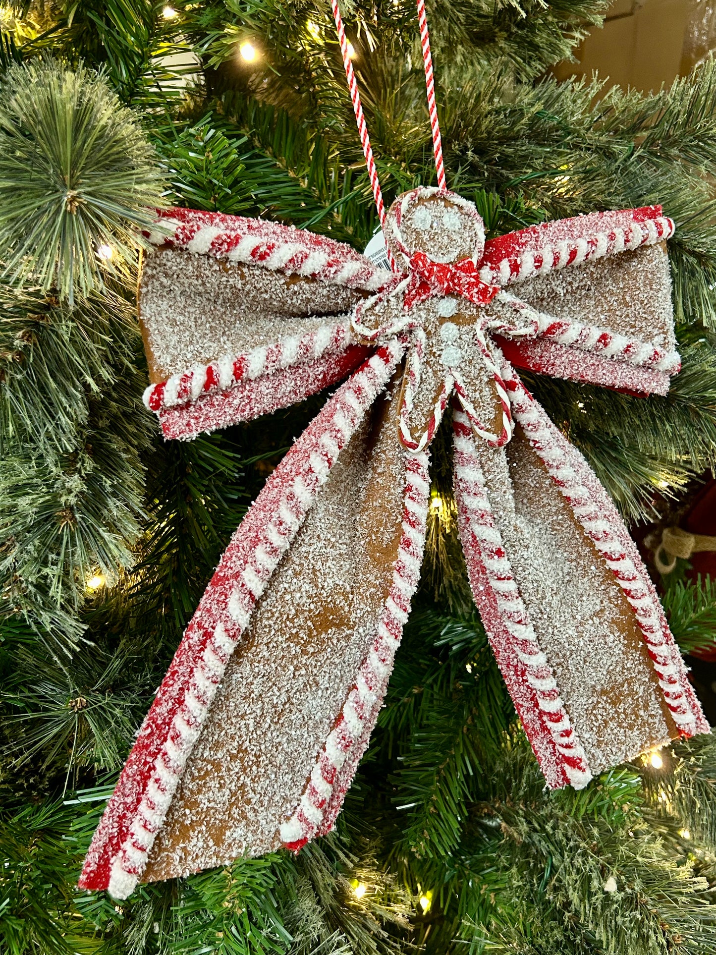 15 Inch Sugar And Spice Gingerbread Bow