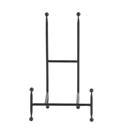 Black Metal Rectangular Tabletop Display Easel With Ball Details Four Sizes