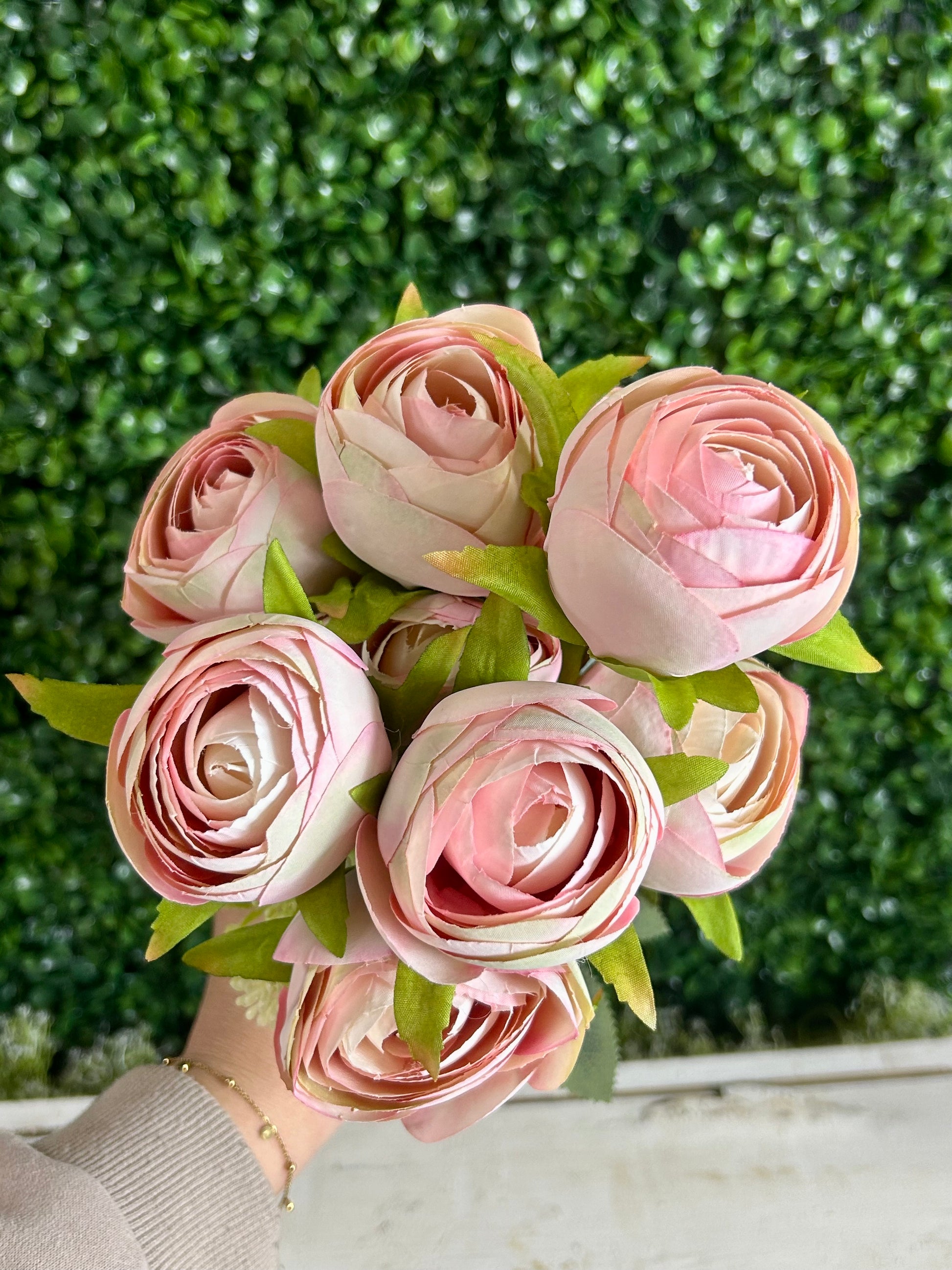 Pink Ranunculus Bush 16.5 Inch Light Pink Ranunculus Bush – TMIGifts