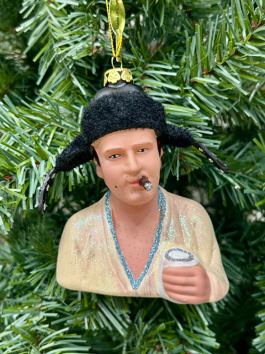 Cousin Eddy Glass Ornament