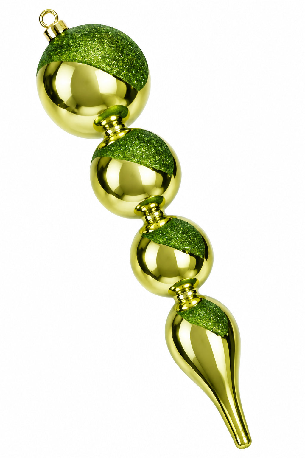 19.5 Inch Green Ball Hanging Finial