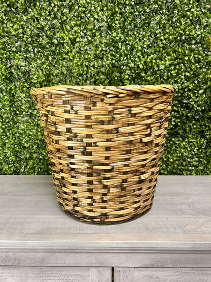 15.5 Inch Split Woven Fern Pot Cover