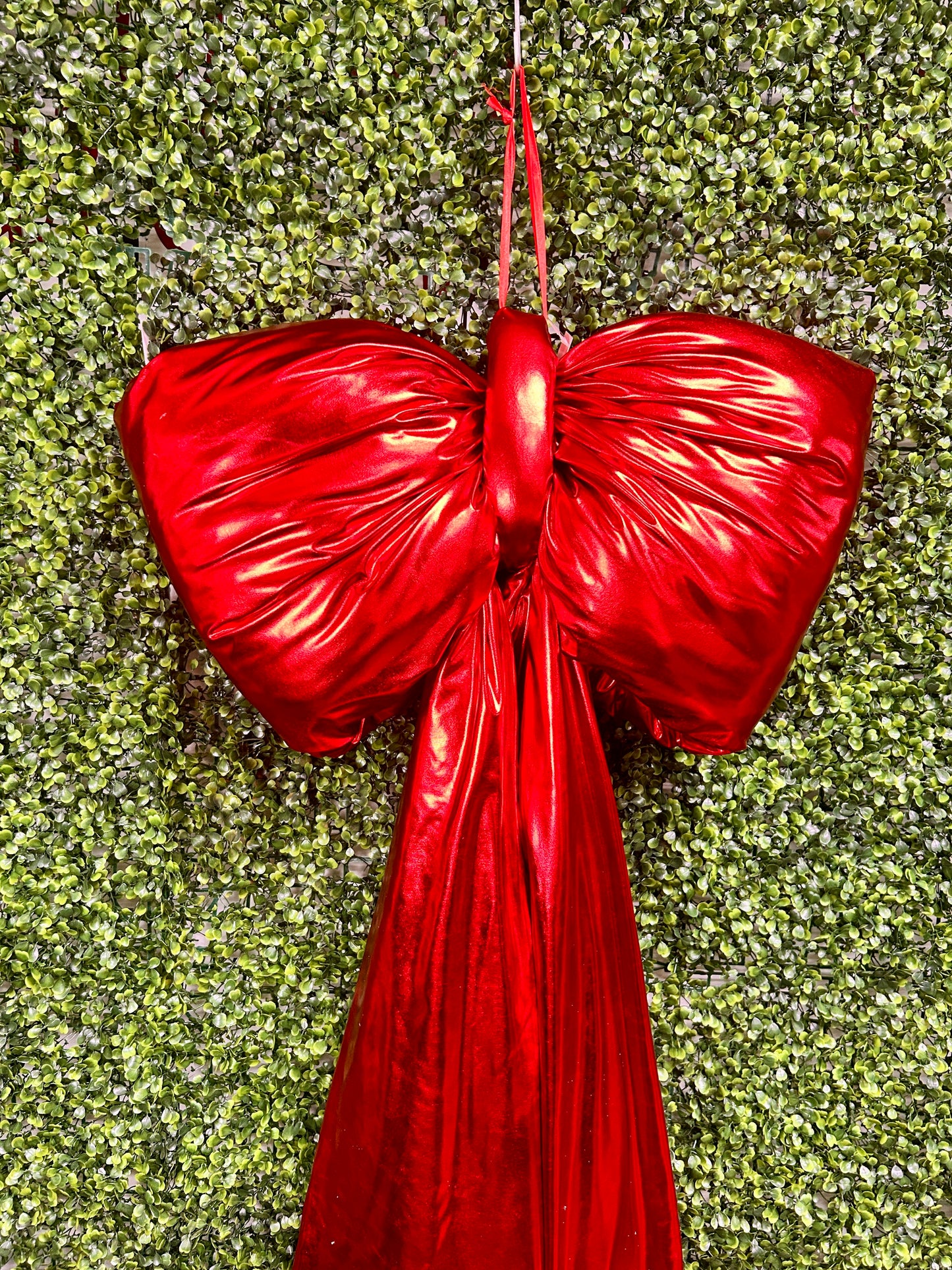 63.8 Inch Red Bow Tie