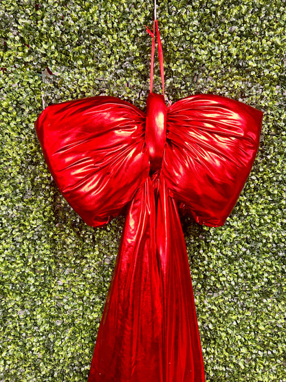 63.8 Inch Red Bow Tie