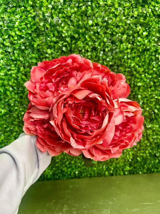 20 Inch Dark Pink Peony Bush