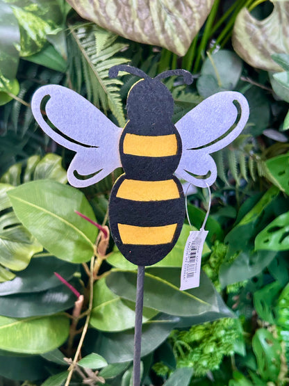 16.75 Inch Felt Bumblebee Pick