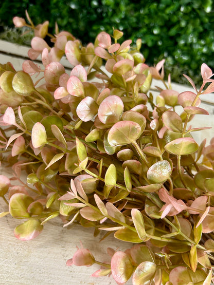 21 Inch Pink And Green Eucalyptus Bundle