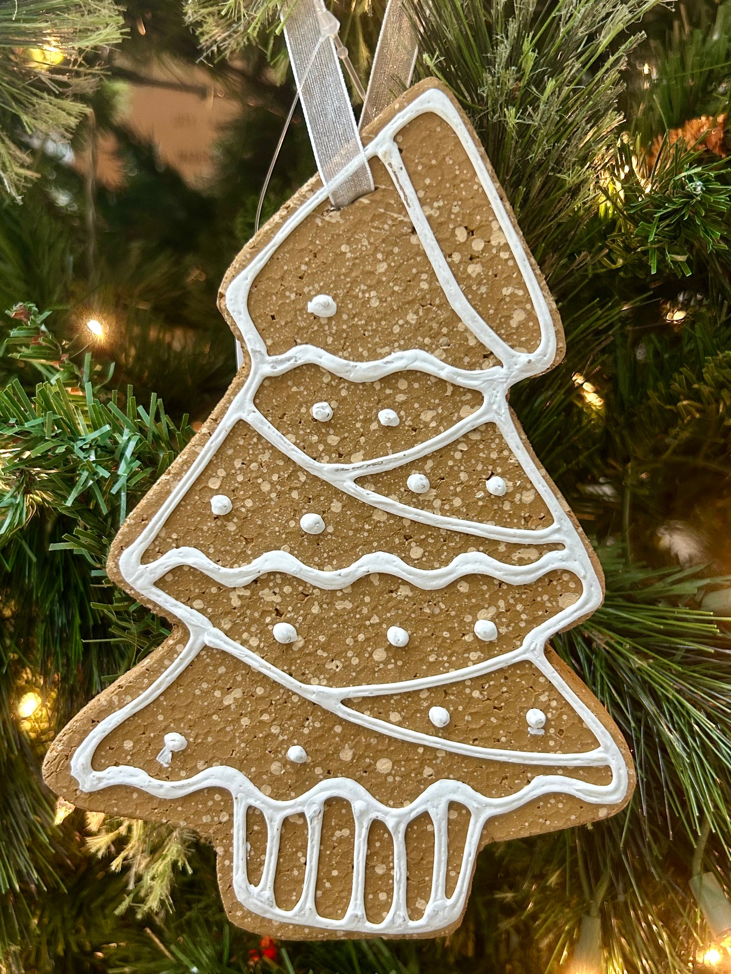 8 Inch Jumbo Gingerbread Ornament Three Styles