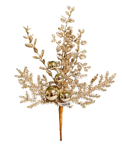 18 Inch Champagne Ball Berry Spray