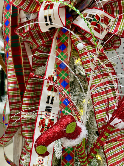 29.5 Inch Red And Green Elf Leg Spray