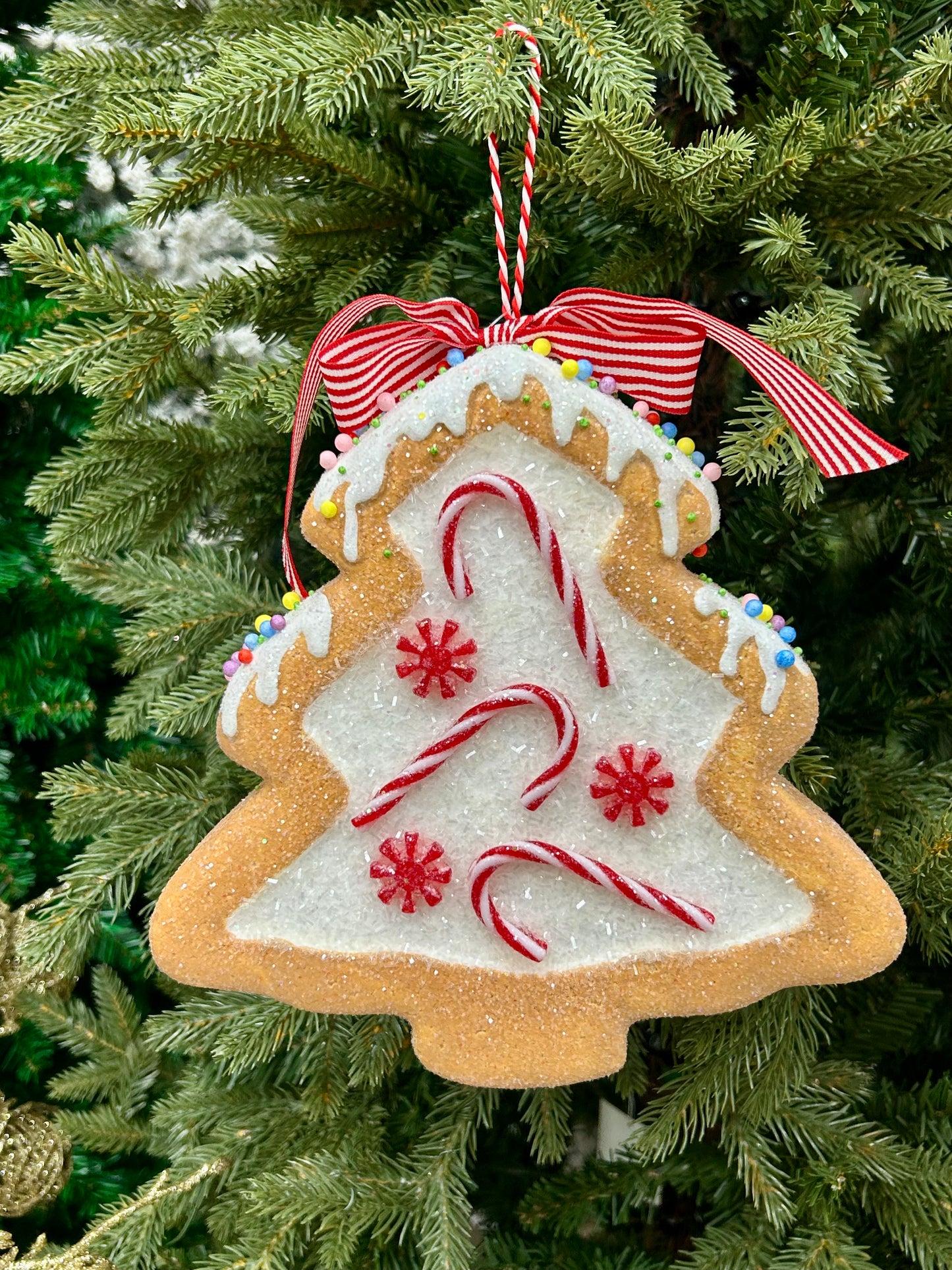 9.25 Inch Holiday Gingerbread Ornament Three Styles
