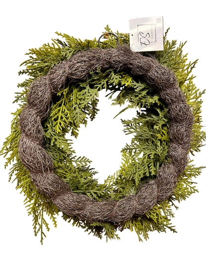 20 Inch Cedar Wreath
