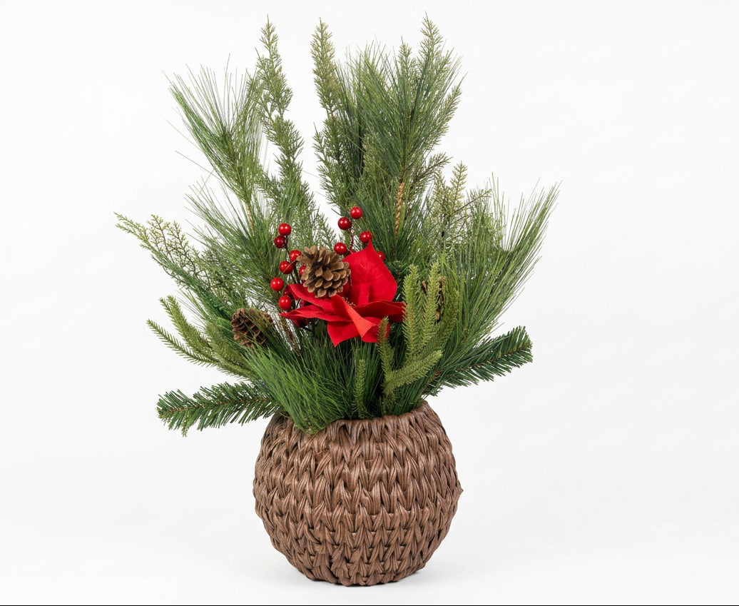 Wondershop 30 Inch Potted Un-Lit Greeney Arrangement