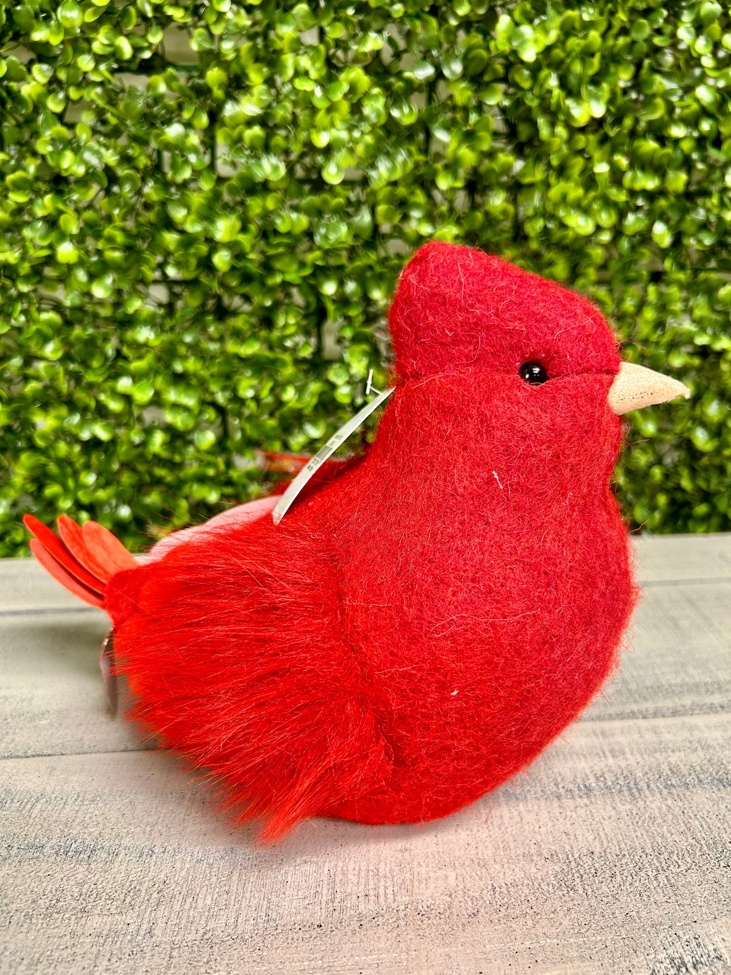 10.2 Inch Red Tabletop Cardinal