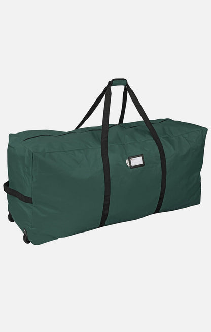 Large Green Rolling Santa Christmas Tree Bag