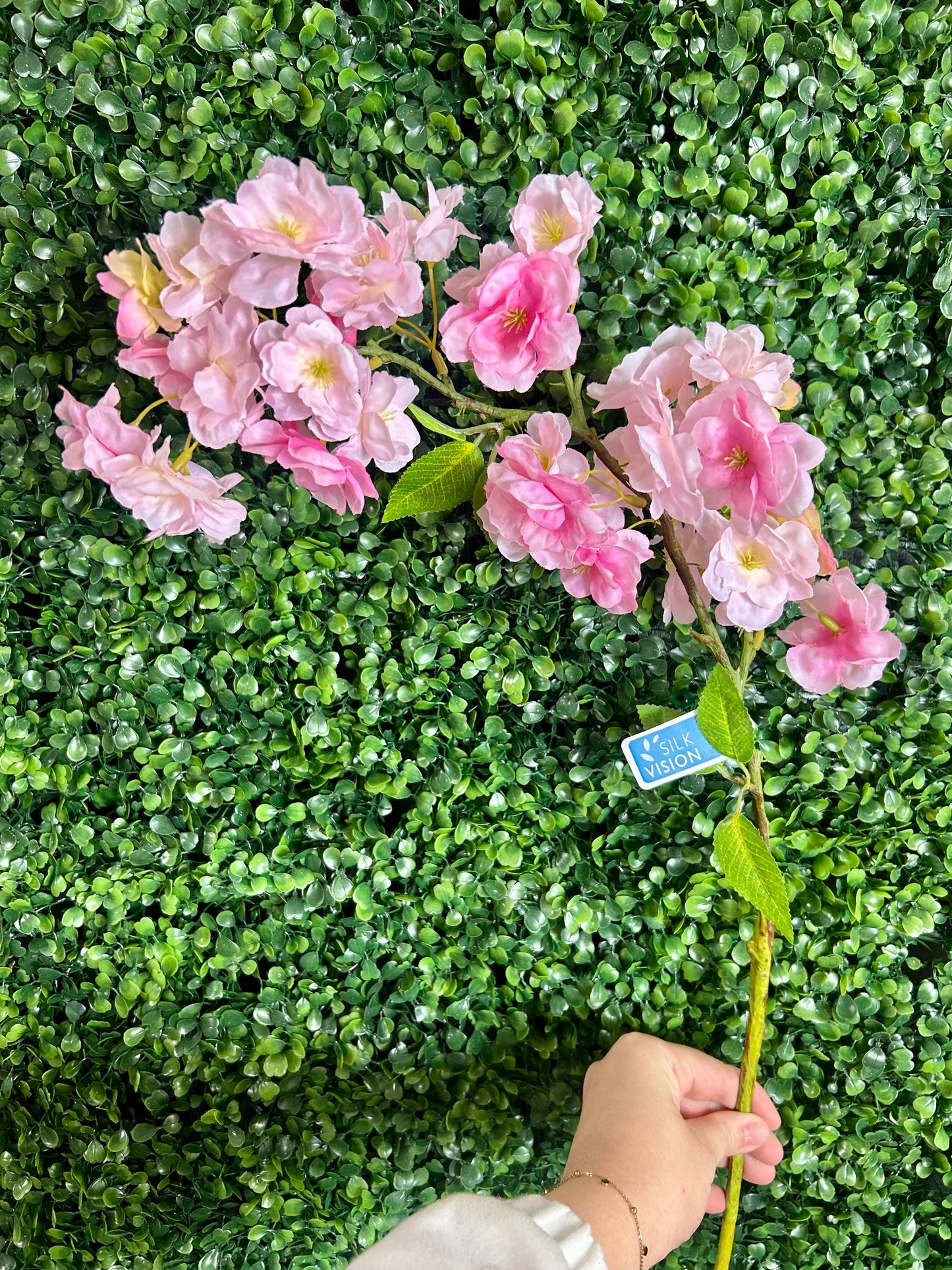 31 Inch Pink Cherry Blossom Spray
