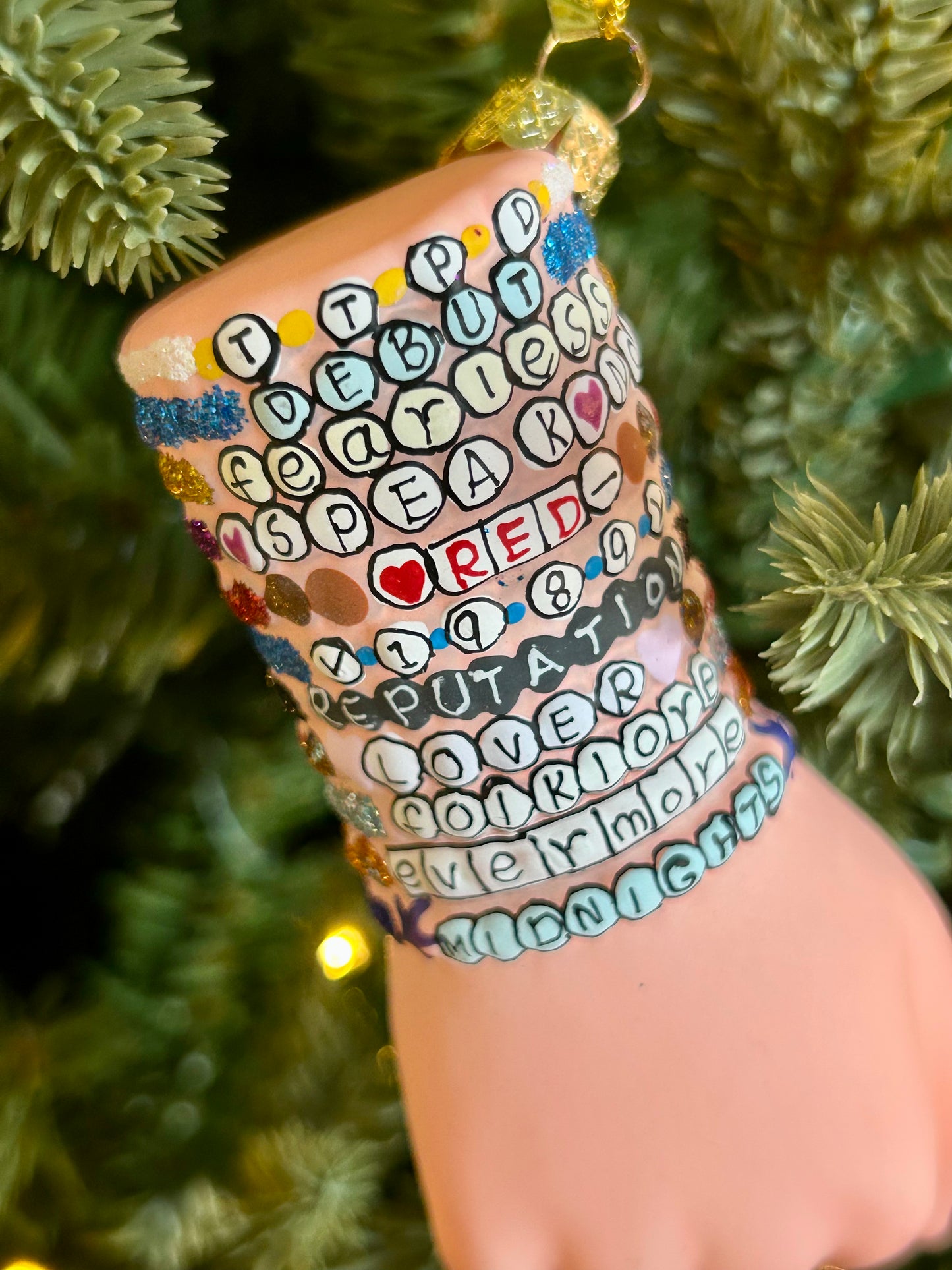 Swifty Friendship Bracelets Ornament