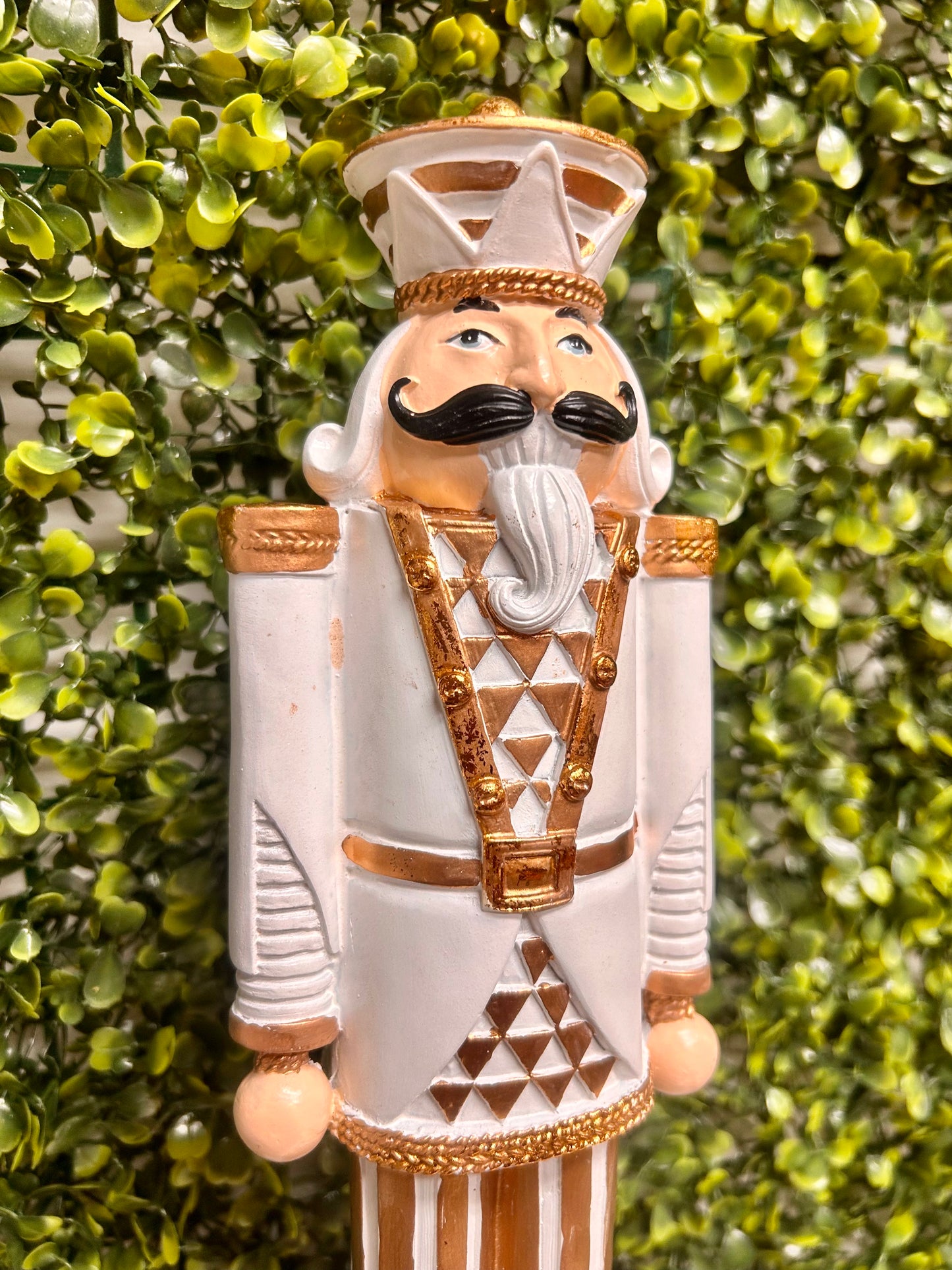 12.5 Inch Resin Gold And Black Soldier