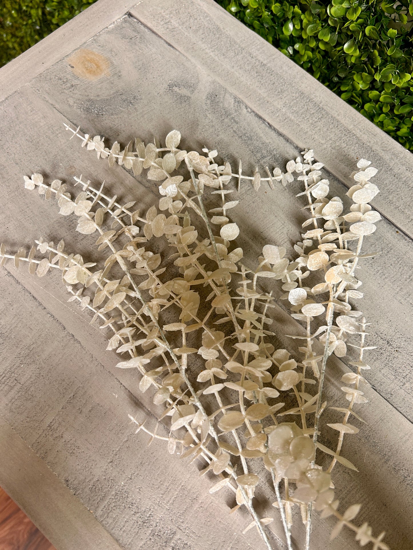 29 Inch White Eucalyptus Bush