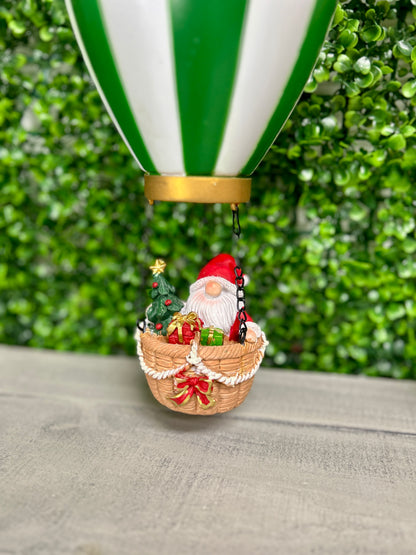 23.2 Inch FireGlow Lighted Holiday Hanging Hot Air Balloon With Timer Three Styles