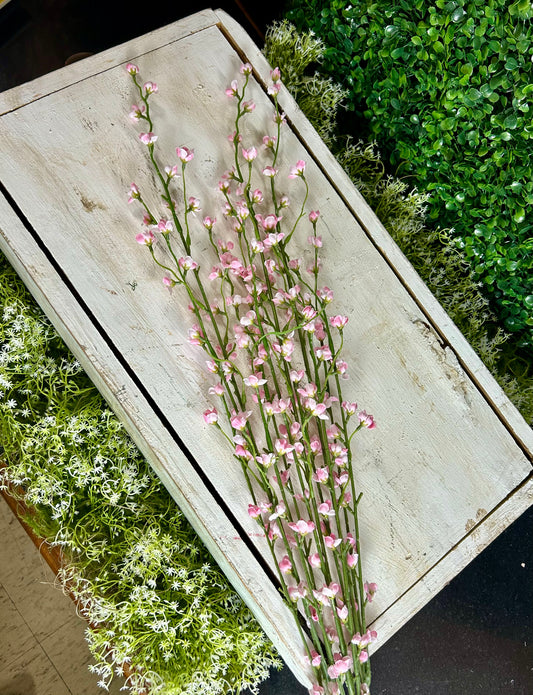 37.5 Inch Pink Blossom Bud Bush