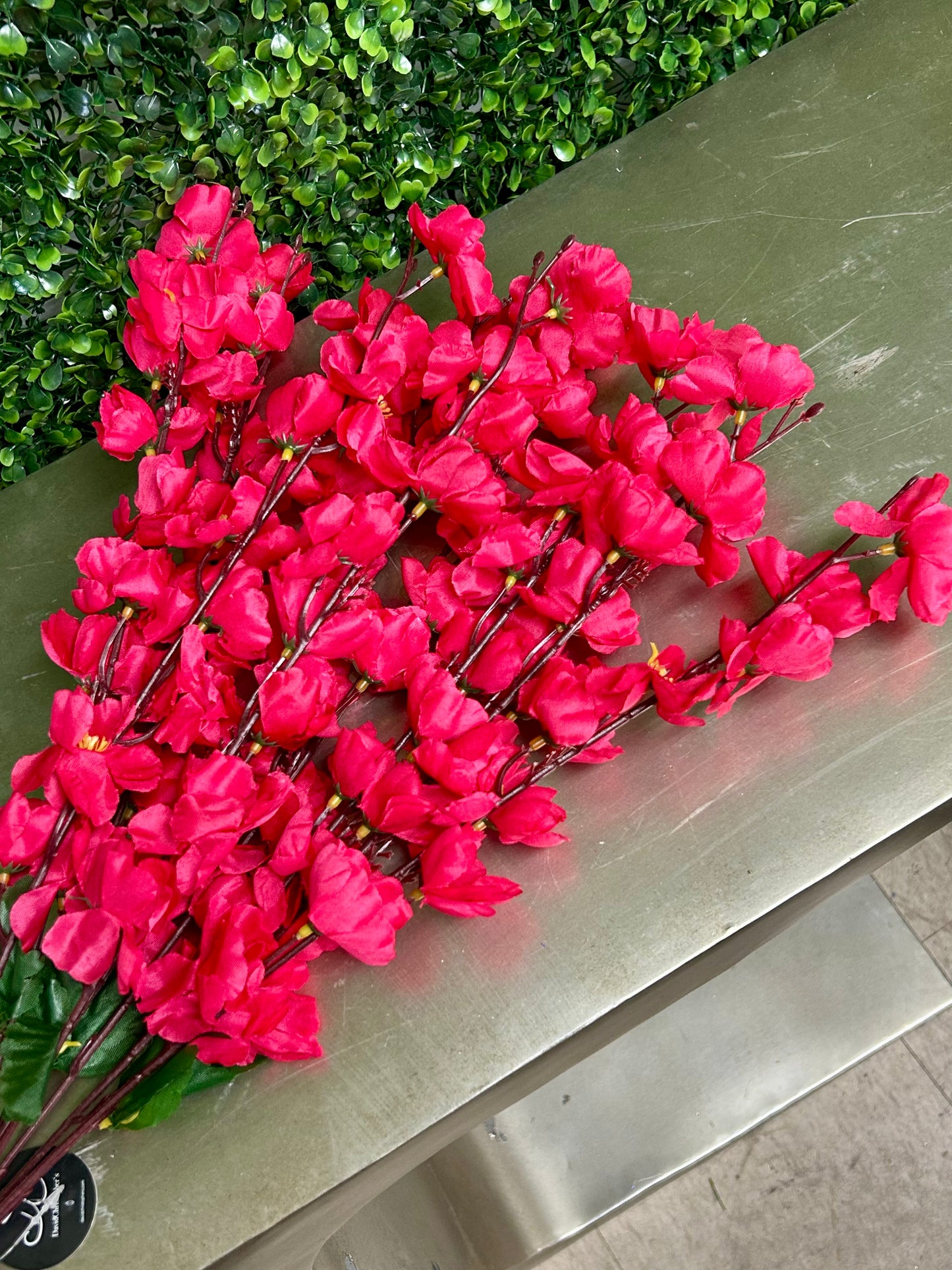 18 Inch Hot Pink Cherry Blossom Bush