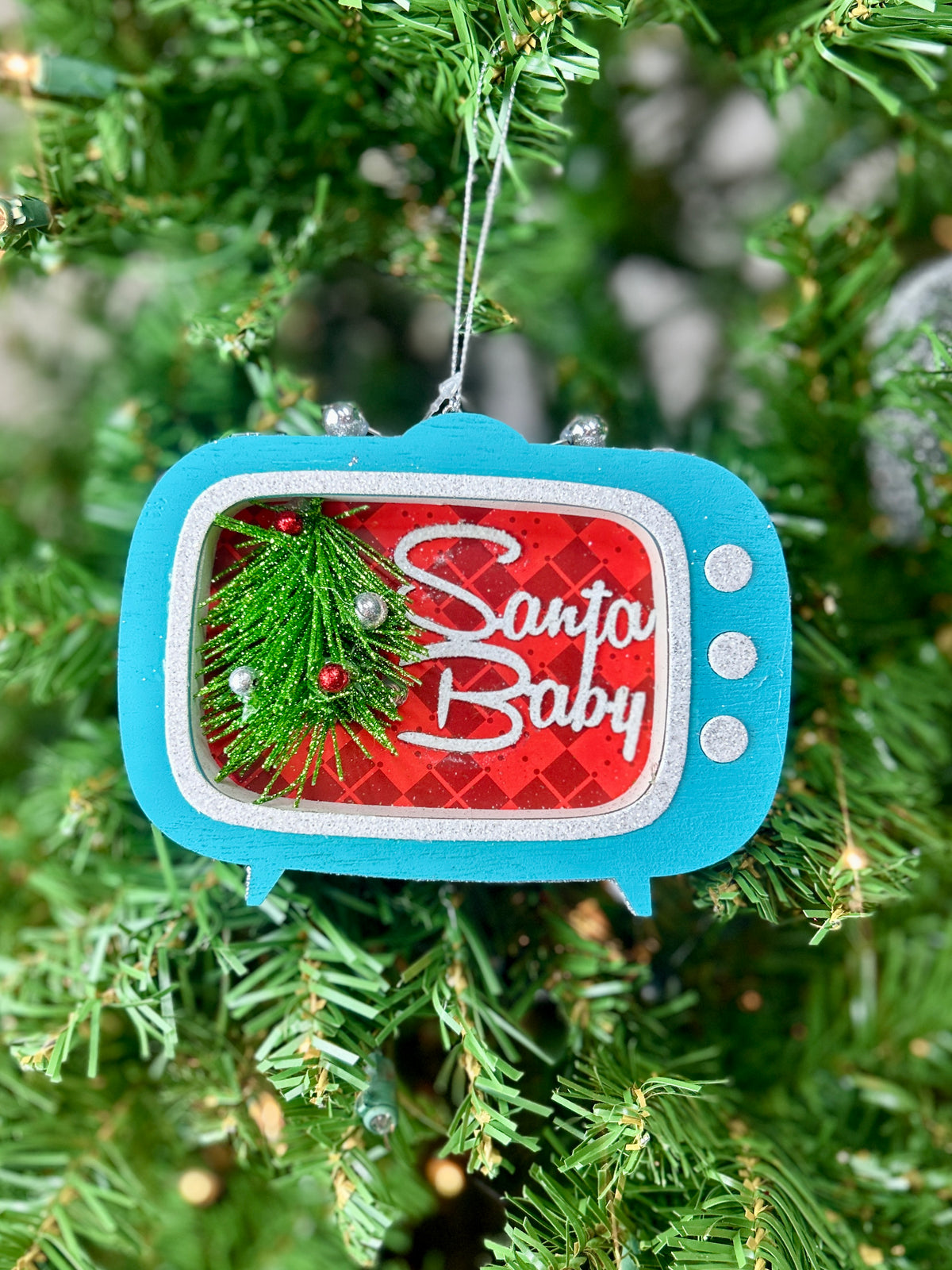 5.5 Inch Retro TV Ornament Two Styles
