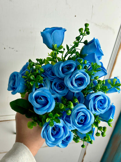 Baby Blue Rose Bud Bush